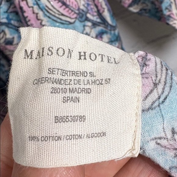 MAISON HOTEL Valentina Cotton Midi Dress size XL - Picture 8 of 9